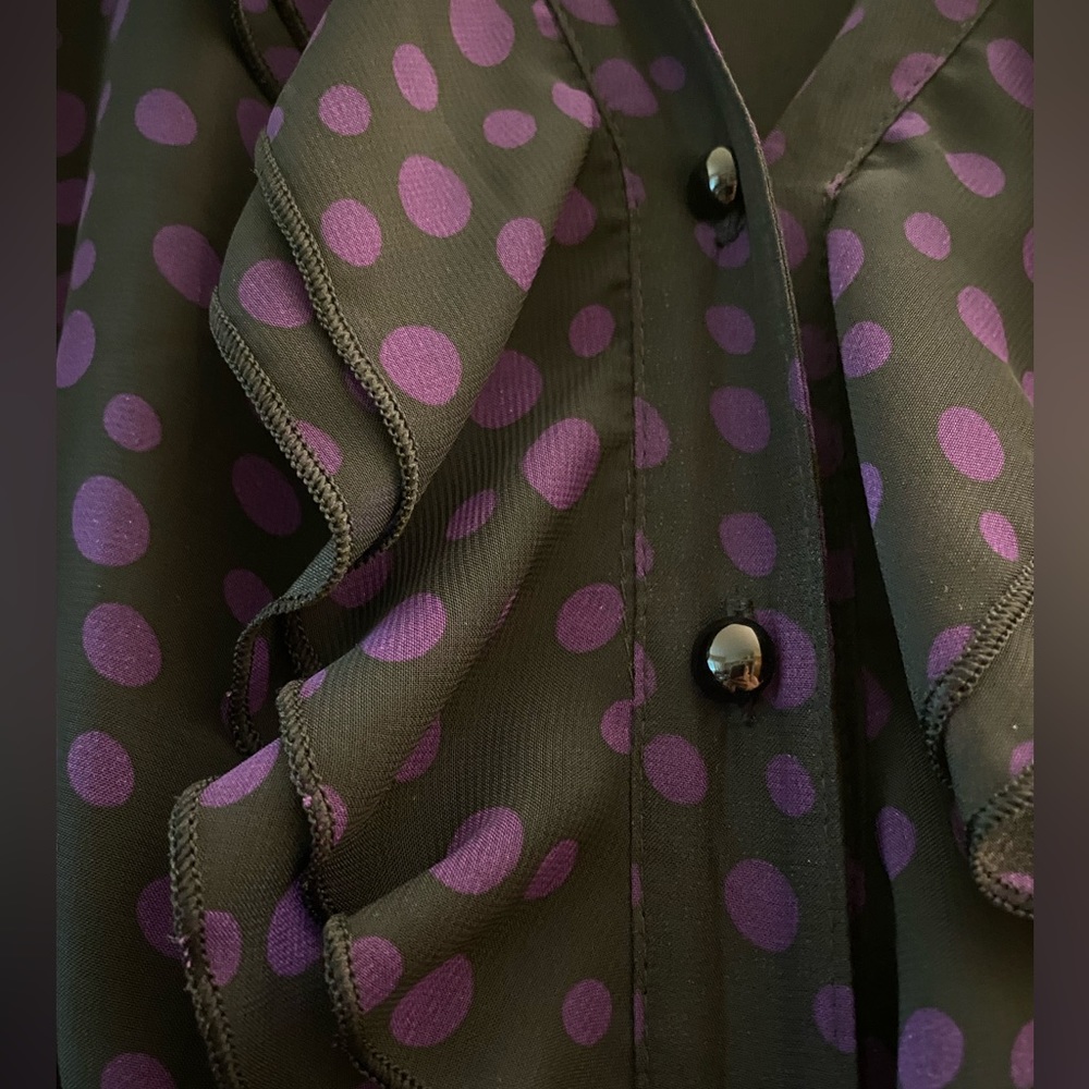 💜 Belted Polkadot Dress - Picture 14 of 14